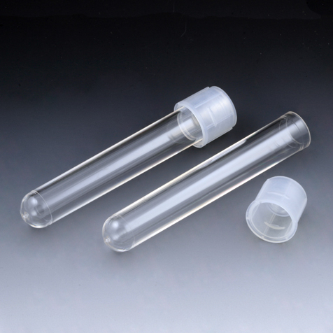 Globe Scientific Culture Tube, 12 x 75mm (5mL), PS, with Separate Dual Position Cap Image