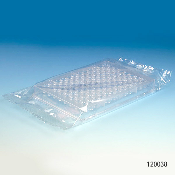 Globe Scientific Microtest Plate, 96-Well, U-Bottom, PS, STERILE, Individually Wrapped Image