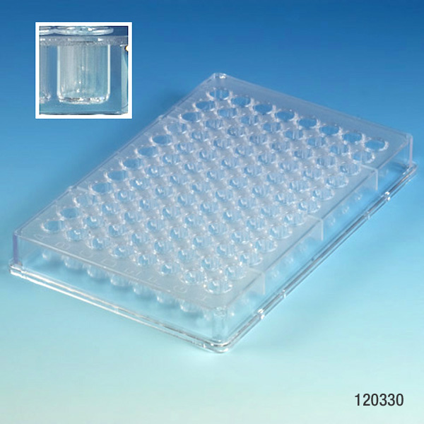 Globe Scientific Microtest Plate, 96-Well, Flat Bottom, PS Image