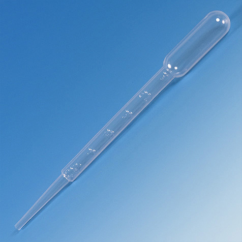 Globe Scientific Transfer Pipet, 7.5mL, Large Bulb, Graduated to 3mL, 148mm, 500/Dispenser Box, 10 Boxes/Unit Image