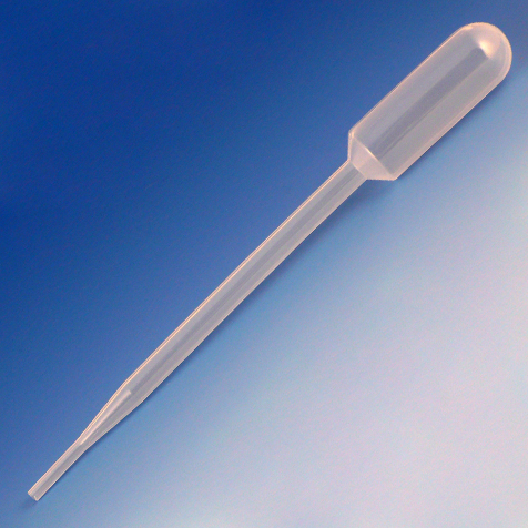 Globe Scientific Transfer Pipet, 8.0mL, General Purpose, Large Bulb, 157mm, STERILE, Individually Wrapped Image