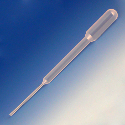 Globe Scientific Transfer Pipet, 6.5mL, Narrow Stem, 155mm, 500/Dispenser Box Image