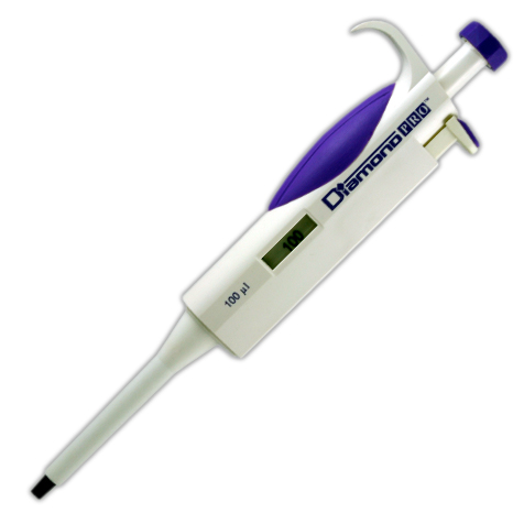 Globe Scientific Pipette, Diamond PRO, Fixed Volume, 100uL, Lavender Image