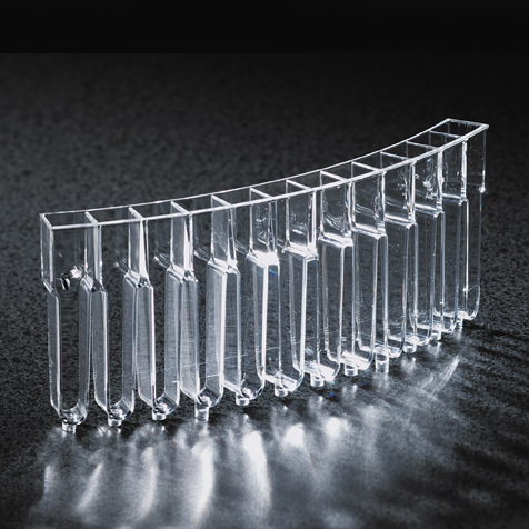 Globe Scientific COBAS MIRA: Cuvette, for use with Cobas Mira, Mira S, Mira Plus and Horiba ABX Mira Plus analyzers, Individually Wrapped, 50/Box, 10 Boxes/Unit Image