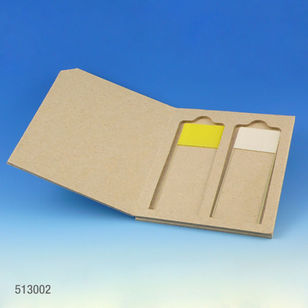 Globe Scientific Slide Mailer, Cardboard, for 2 Slides, 50/Box, 2 Boxes/Unit Image