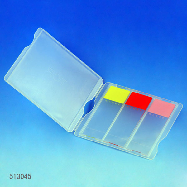 Globe Scientific Slide Mailer, Polypropylene, for 3 Slides, Natural, 100/Box, 10 Boxes/Unit Image