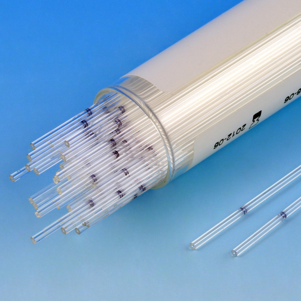 Globe Scientific Capillary Tube, Microhematocrit, Soda Lime Glass, Precalibrated, 100/Vial, 10 Vials/Unit Image