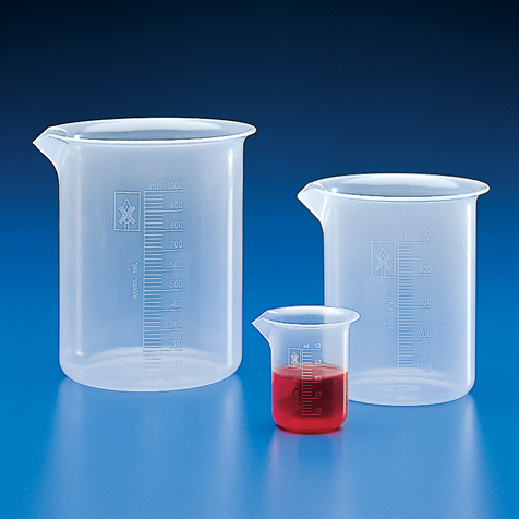 Globe Scientific Beaker, PP, Molded Graduations, 5000mL Image