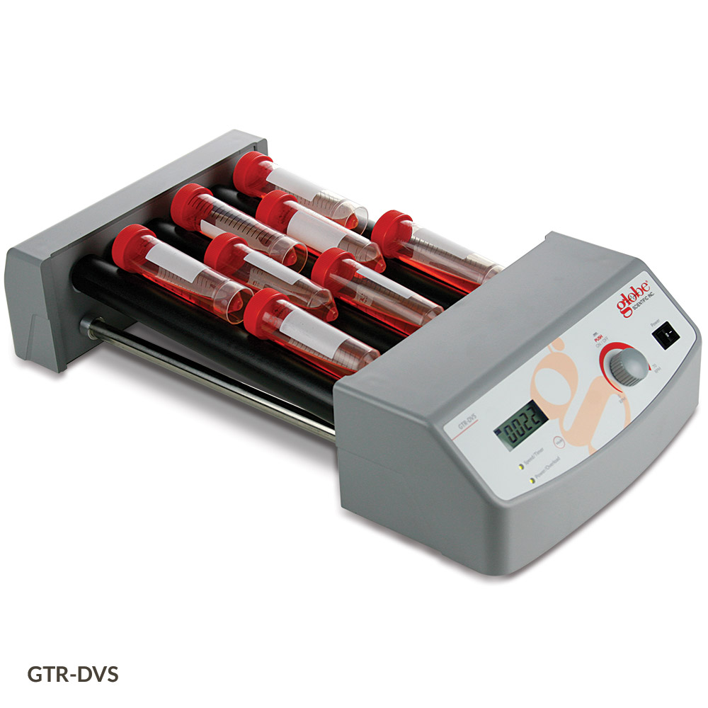 Globe Scientific Tube Roller, Digital, Variable Speed, 6 Rollers, 120-240v, 50/60Hz, US, UK, EU Plugs Image