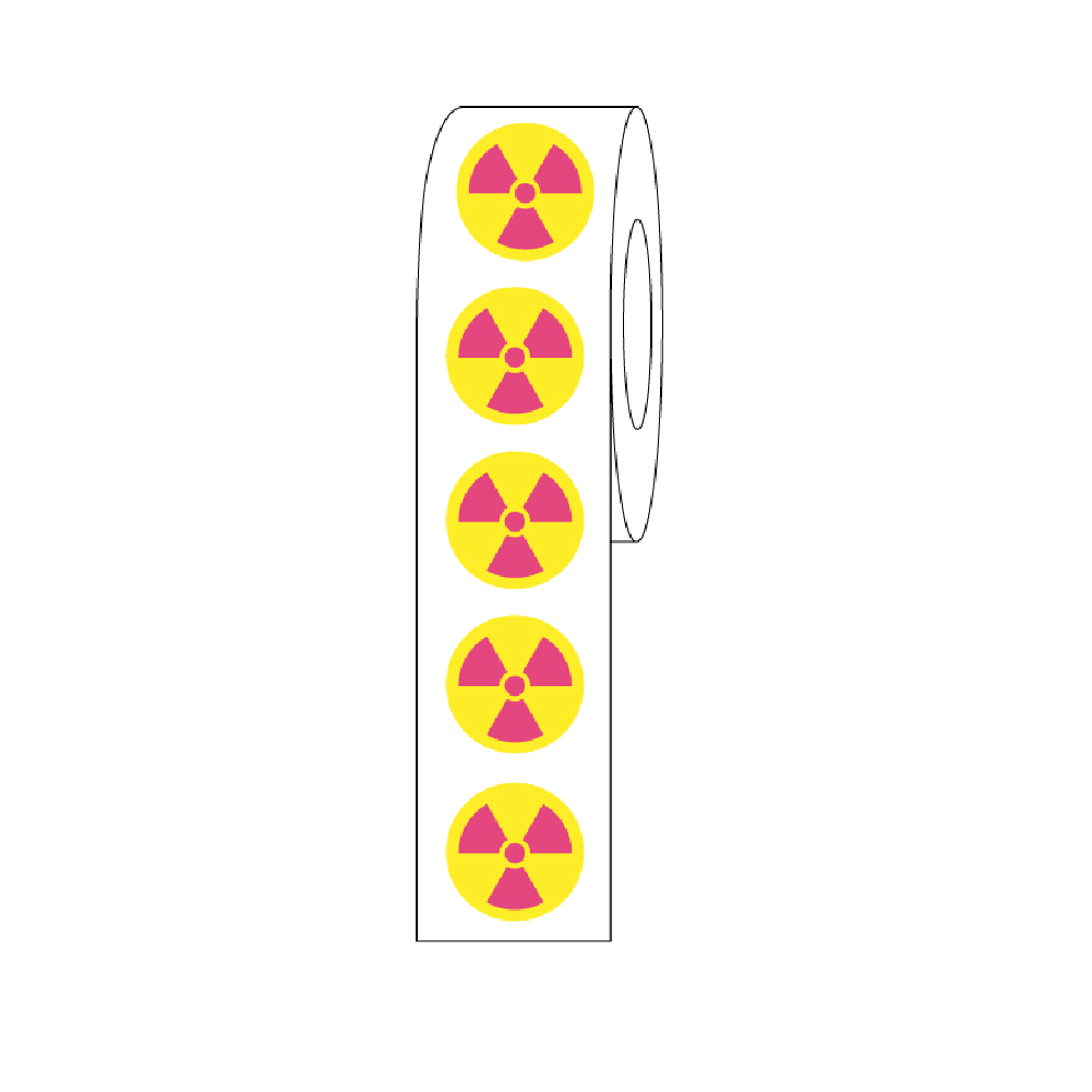 Globe Scientific Label Rolls, Cryo, 9.5mm, Radioactive Dots Image