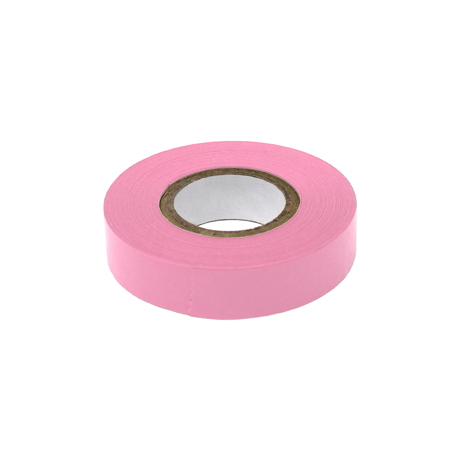 Globe Scientific Labeling Tape, 1/2" x 500" per Roll, 6 Rolls/Box, Pink Image