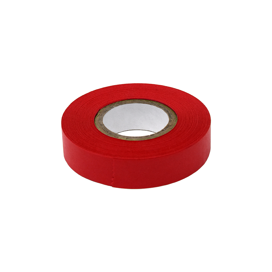 Globe Scientific Labeling Tape, 1/2" x 500" per Roll, 6 Rolls/Box, Red Image