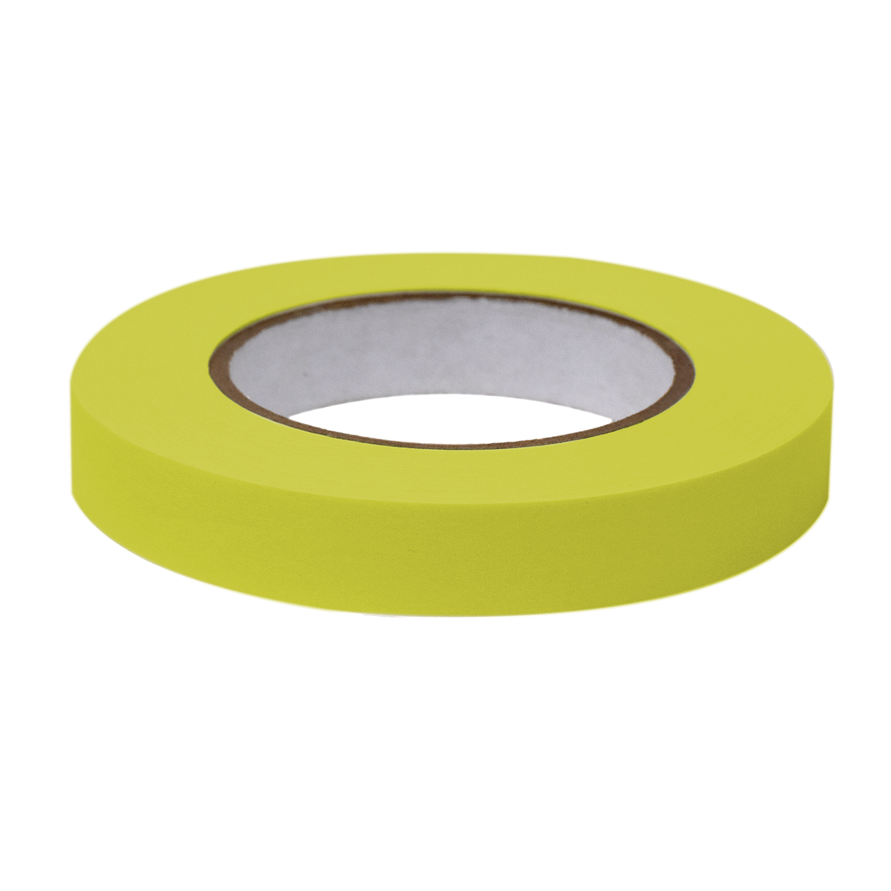 Globe Scientific Labeling Tape, 3/4" x 60yd per Roll, 4 Rolls/Case, Chartreuse  Image