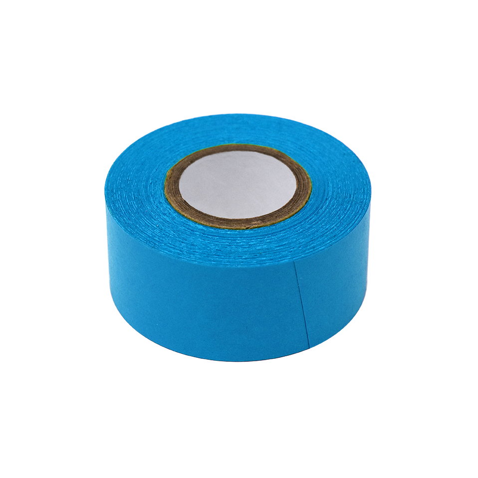 Globe Scientific Labeling Tape, 1" x 500" per Roll, 3 Rolls/Box, Blue  Image