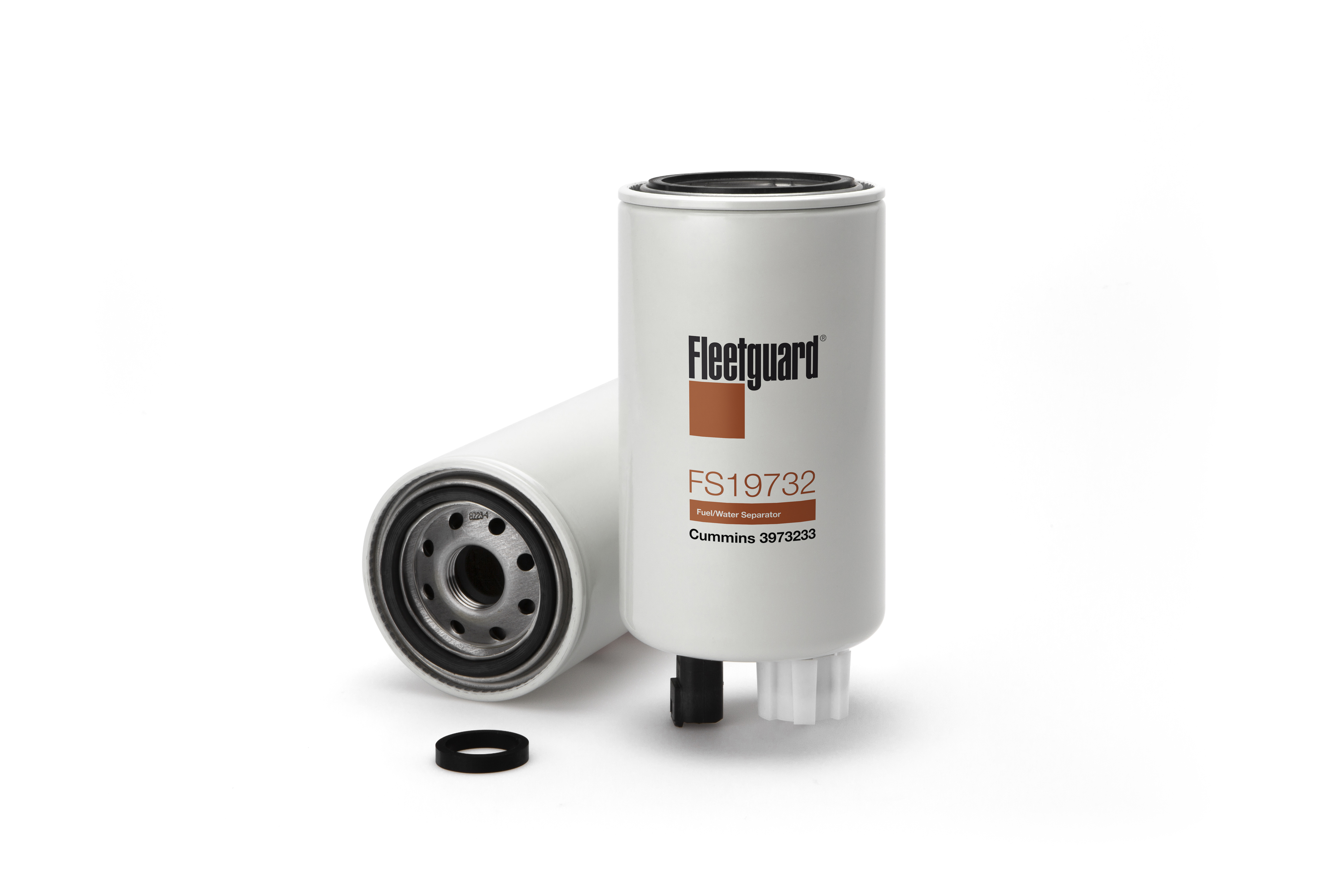 Fleetguard® FS19732 fuel water separator spin-on filter image