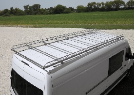 Topper Manufacturing Company 463505 12 Van Rack W/ 63" Crossbars - 06 & Earlier Sprinter High Roof Van  