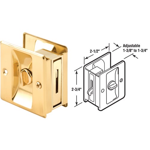 N 6771 Prime-Line Pocket Door Privacy Lock & Pull Image