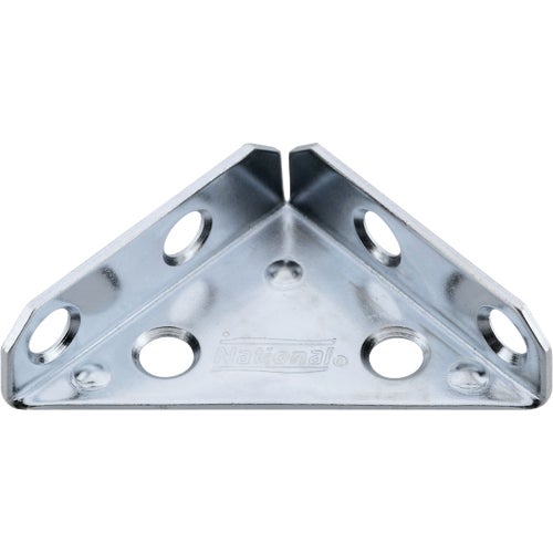 N337675 National Catalog V124 3-Sided Zinc Corner Brace