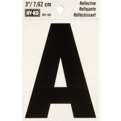 RV-50A Hy-Ko 3 In. Reflective Letters