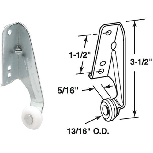 R 7141 Prime-Line Left Hand Rear Roller Bracket