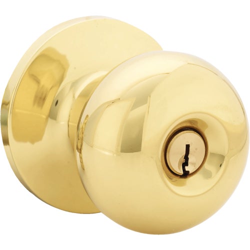 5287PB-ET CP Steel Pro Half Round Entry Knob