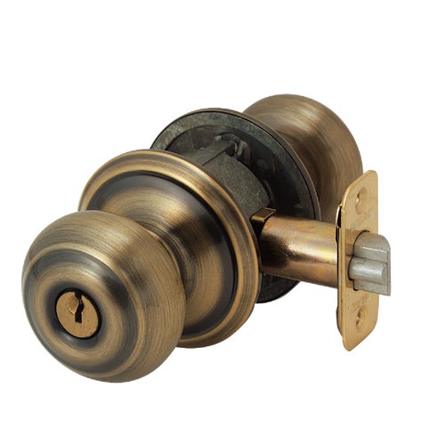 F51AGEO609 Schlage Georgian Entry Knob Box Pack