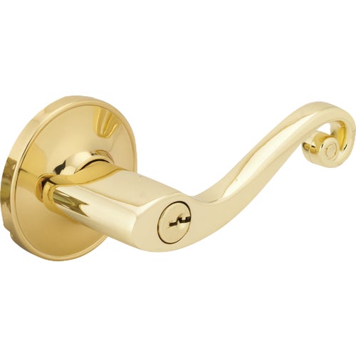 83002-1 PB-ET Steel Pro Polished Brass Entrance Lever Lockset