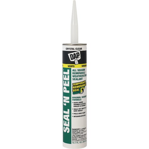 7079818351 DAP SEAL N PEEL Removable Weather Stripping Sealant