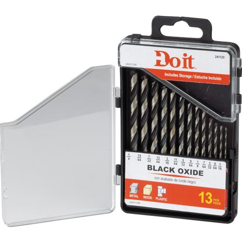 871431DB Do it 13-Piece Black Oxide Drill Bit Set