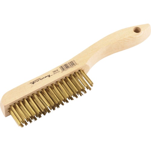 70519 Forney Shoe Handle Brass Wire Brush