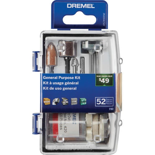 731-01 Dremel 52-Piece General Purpose Rotary Tool Accessory Kit