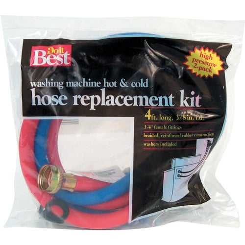 93219 Do it Best Washing Machine Hose (2-Pack Hot And Cold)