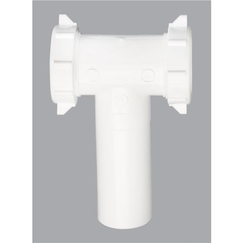 403218 Do it White Plastic Center Outlet Tee And Tailpiece