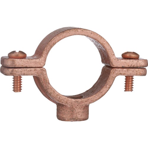 H73075R Jones Stephens Copper-Plated Split Ring Pipe Hanger