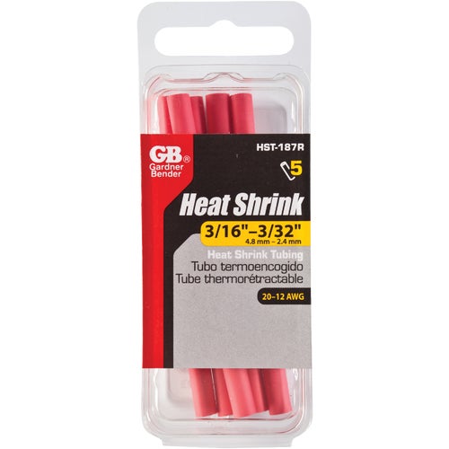 HST-187R Gardner Bender Thin-Wall Heat Shrink Tubing