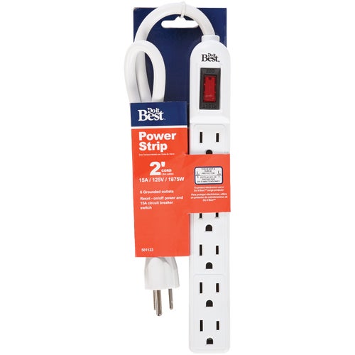 LTS-6 Do it Best 6-Outlet Power Strip