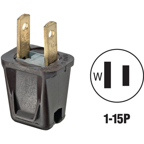 C22-00123-00W Leviton Non-Grounding Cord Plug