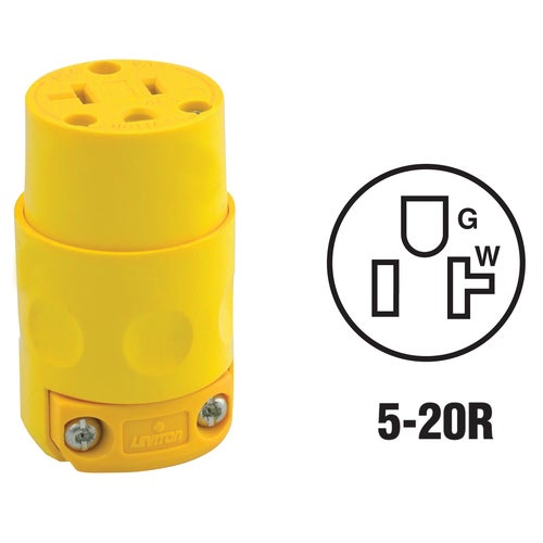 010-520CV-000 Leviton Commercial Grade Cord Connector