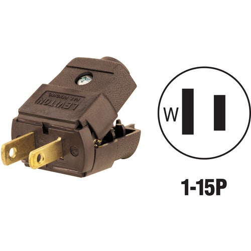 035-00101-2BP Leviton Hinged Cord Plug