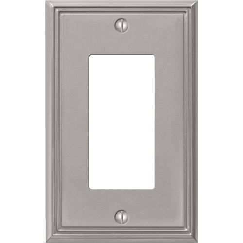 77RDB Amerelle Metro Line Cast Metal Rocker Decorator Wall Plate