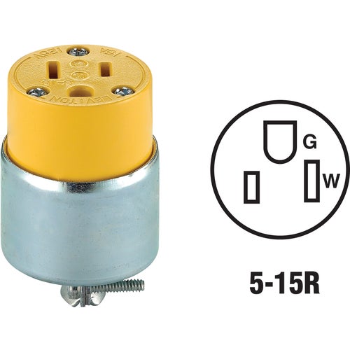 000-515CA Leviton Armored Cord Connector