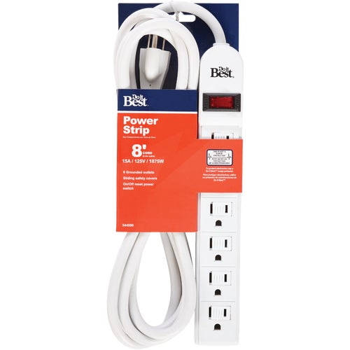 LTS-6H Do it Best Extra Reach 6-Outlet Power Strip