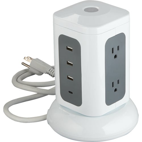 LTS-6L-4U-C Do it Best 6-Outlet Surge Protector Power Box