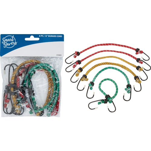 CC101085 Smart Savers 12 In. Bungee Cord Set