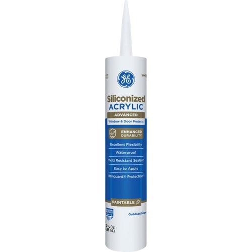 2733725 GE All Weather Pro Window & Door Siliconized Acrylic Latex Caulk