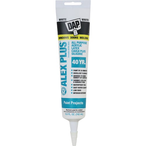 18128 Dap Alex Plus All Purpose Siliconized Acrylic Latex Caulk