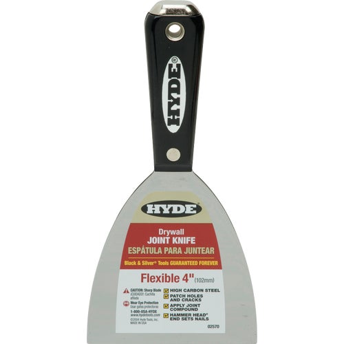 2570 Hyde Black & Silver Professional Flexible Hammer Head Joint Knife