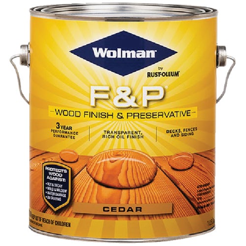 14396 Wolman F&P Transparent Wood Finish And Preservative