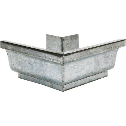 15202 Amerimax 4 In. Galvanized Steel Mitre Gutter Outside Corner