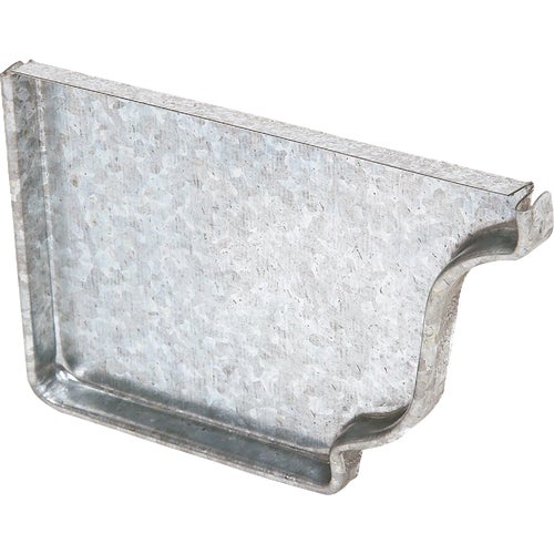 15205 Amerimax 4 In. Galvanized Left Gutter End Cap